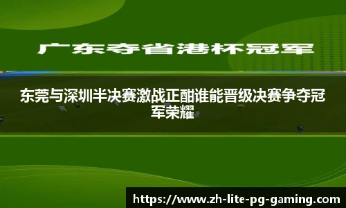 东莞与深圳半决赛激战正酣谁能晋级决赛争夺冠军荣耀